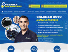 Tablet Screenshot of galmierlocksmiths.com.au